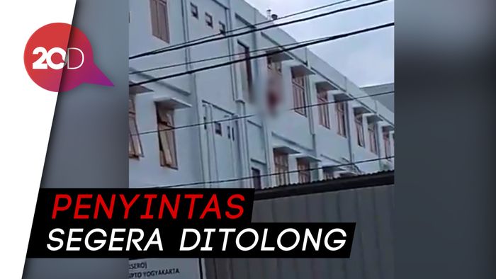 Bocah SD Jatuh dari Lantai 3 Terekam Kamera