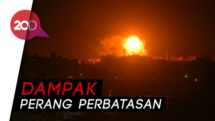 Israel Hancurkan Kantor Media Palestina di Gaza 