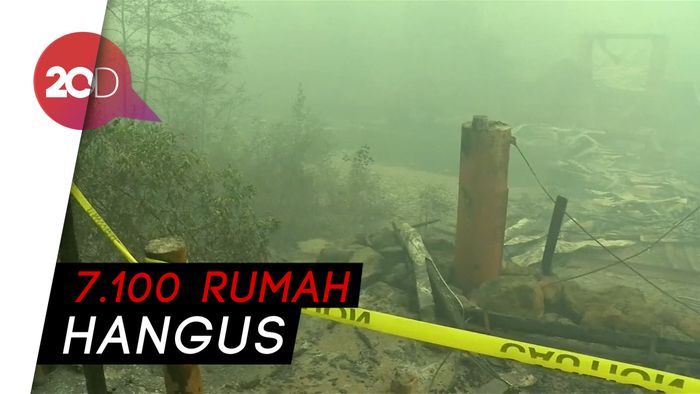 Korban Jiwa Kebakaran di California Utara Jadi 42 Orang