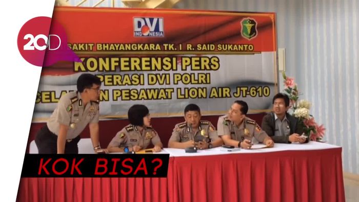 DVI Polri Tak Jamin 189 Korban Lion Air Teridentifikasi