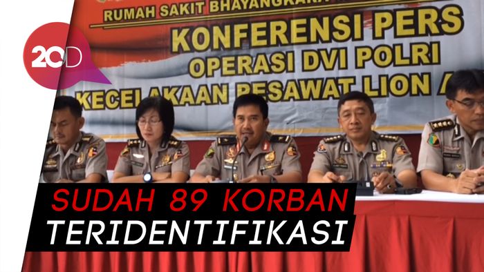 4 Korban Lion Air PK-LQP Kembali Teridentifikasi