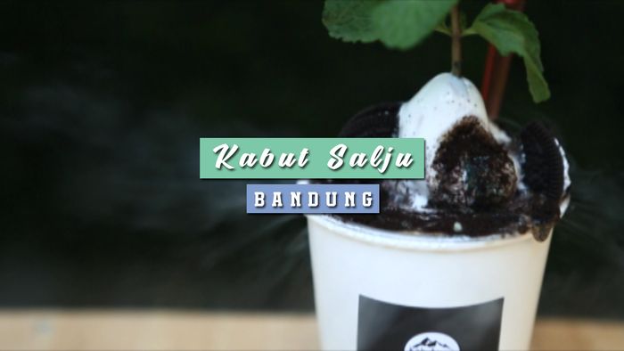 Es Krim Berasap di Kabut Salju, Bandung