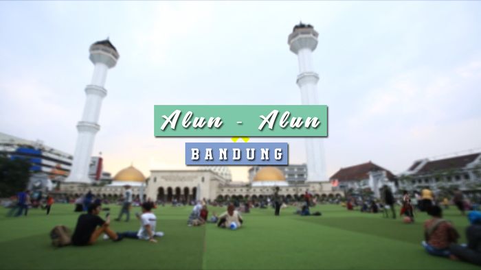 Pesona Indahnya Alun-alun Bandung