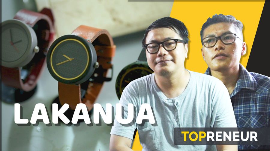Kreatif! Dua Pria Muda Ini Bikin Jam Tangan dari Semen