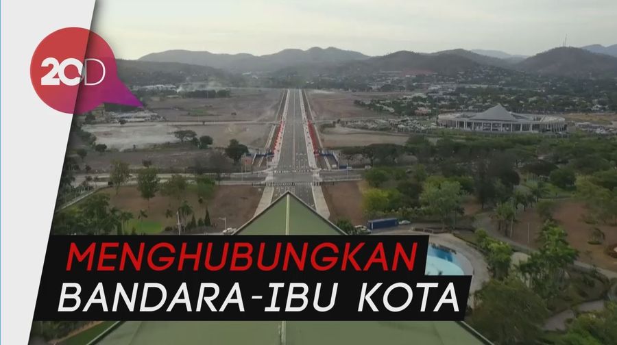 Melihat Jalan Mulus di Papua Nugini Buatan China