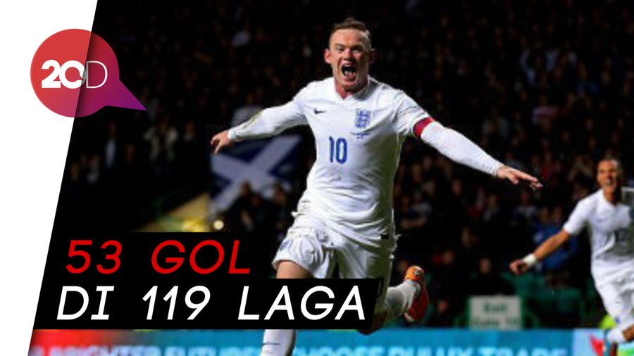 Mengenang Gol-gol Terbaik Rooney Bersama Timnas Inggris