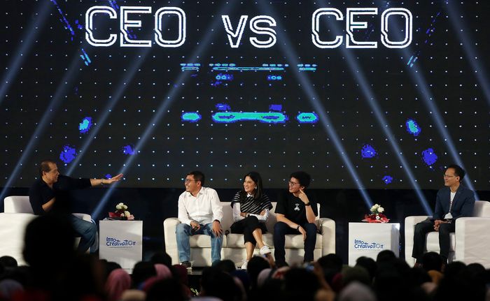 CEO Vs CEO: CT Hadapi Pendiri Go-Jek, BukaLapak Hingga Dian Sastro