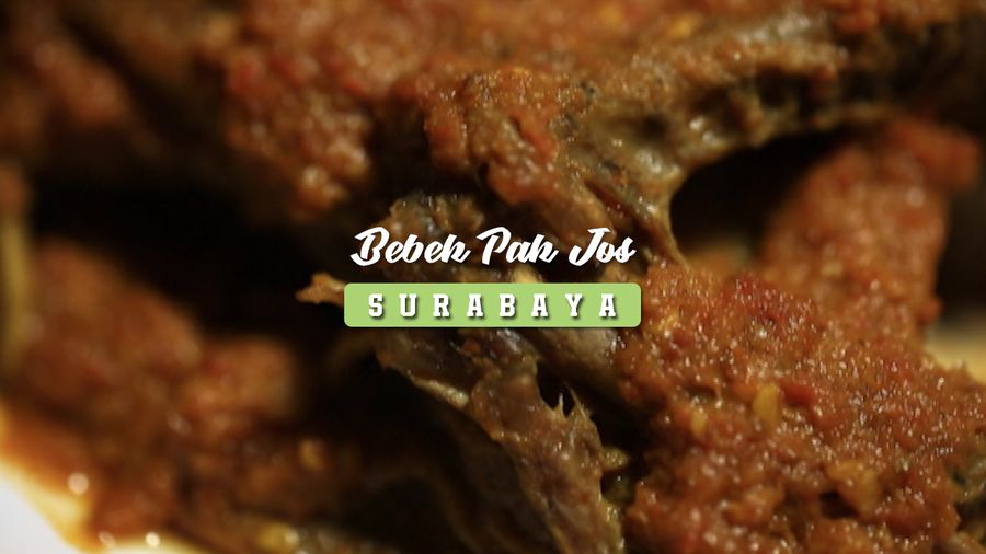Saus Telor Asin ala Bebek Pak Jos di Gubeng Surabaya