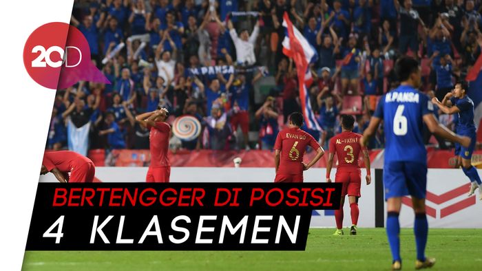 Kalah 2-4 dari Thailand, Indonesia Sulit Maju ke Fase Knockout