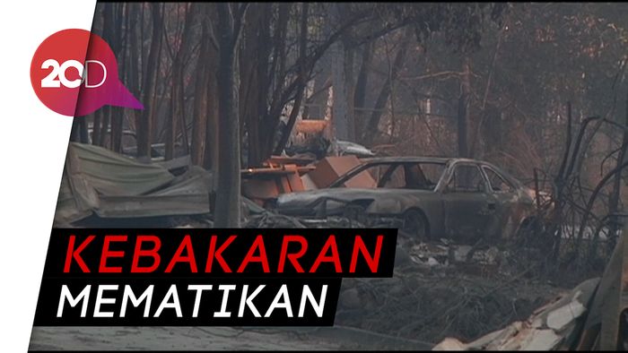  Kebakaran Mematikan California, 71 Orang Tewas, 1.011 Hilang