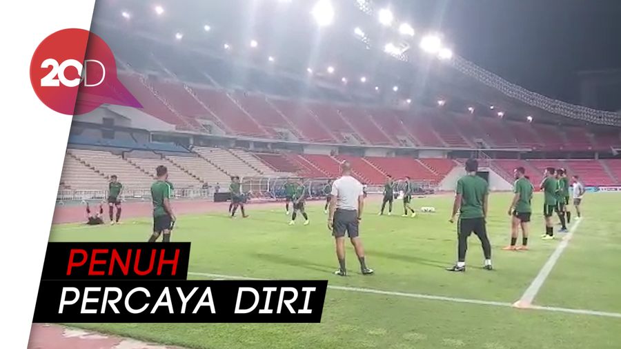 Lawan Thailand, Timnas Siap Berlaga Bak Final