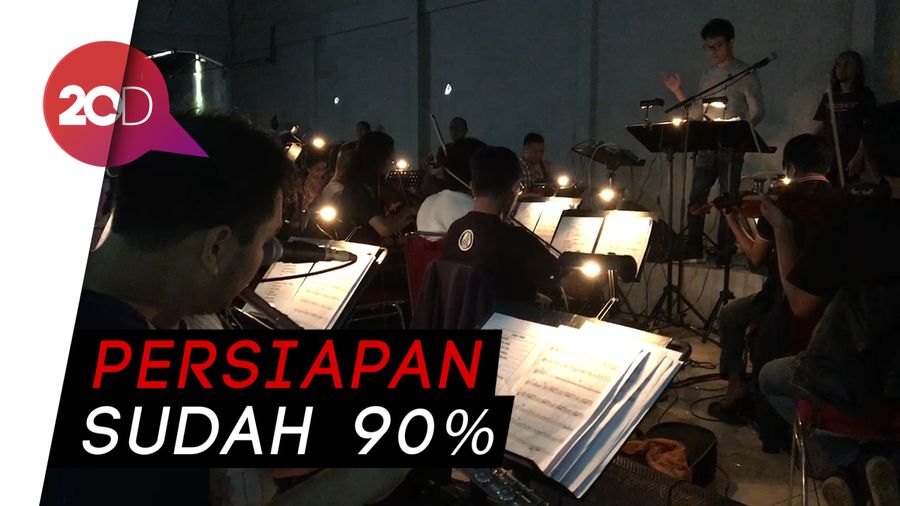 Mengintip Latihan Pagelaran Genta Sriwijaya