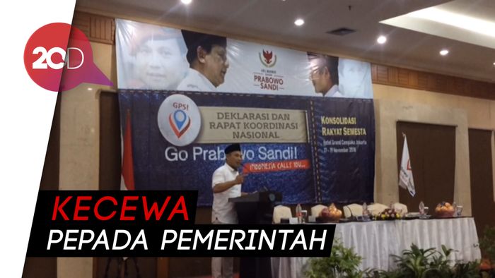 Prabowo-Sandi Dapat Amunisi Dukungan dari Relawan GPS