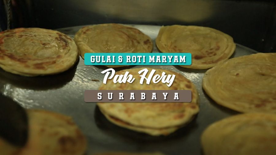 Gulai Kambing Kacang Hijau dan Roti Maryam Pak Hery, Ampel Surabaya