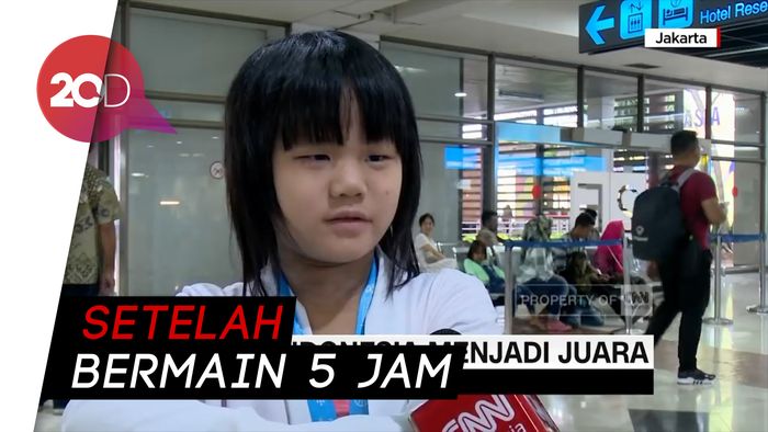 Gadis Cilik Indonesia Jadi Juara Dunia Catur