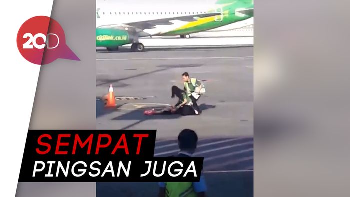Viral Video Wanita Lari ke Apron Bandara Demi Kejar Pesawat