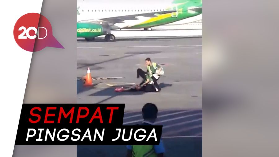 Viral Video Wanita Lari ke Apron Bandara Demi Kejar Pesawat