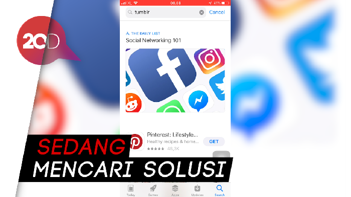 Aplikasi Tumblr Kok Mendadak Hilang dari Apple?