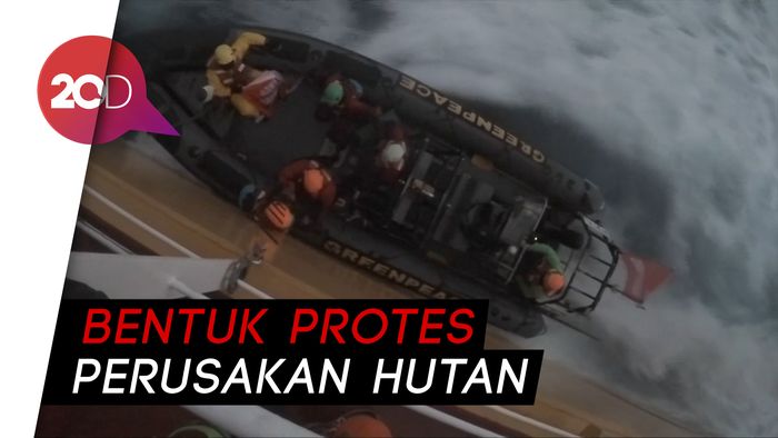 Kapal Pembawa Sawit Indonesia Dibajak Aktivis Lingkungan Greenpeace