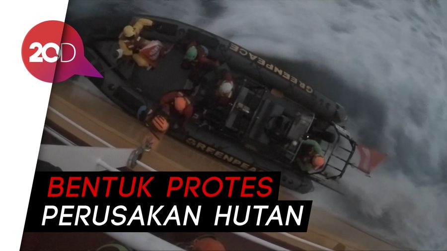 Kapal Pembawa Sawit Indonesia Dibajak Aktivis Lingkungan Greenpeace