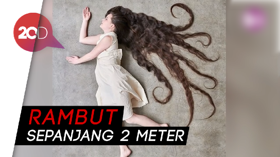 Punya Rambut bak Rapunzel, Wanita Ini Justru Nggak Pernah Keramas