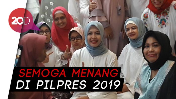Ajakan Mpok Nur Dukung Prabowo-Sandi ke Emak-Emak