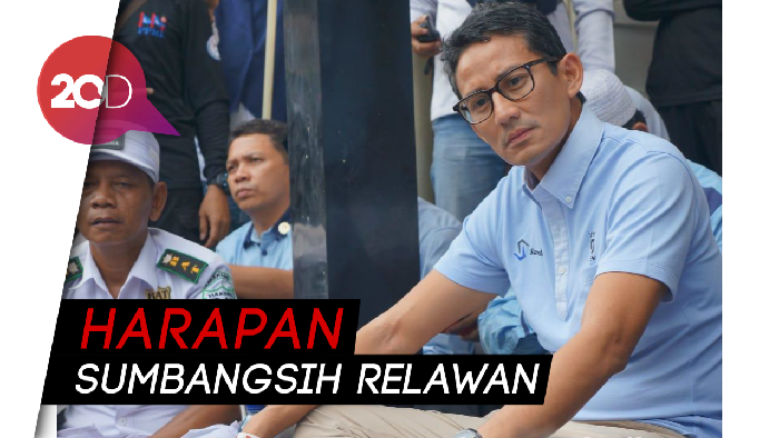Prabowo Minta Dana ke Relawan, Sandi: Memang Dibutuhkan