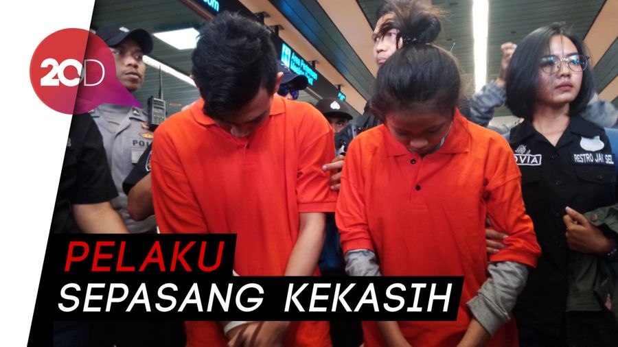 Sejoli Pembunuh Ciktuti Tiba di Jakarta 