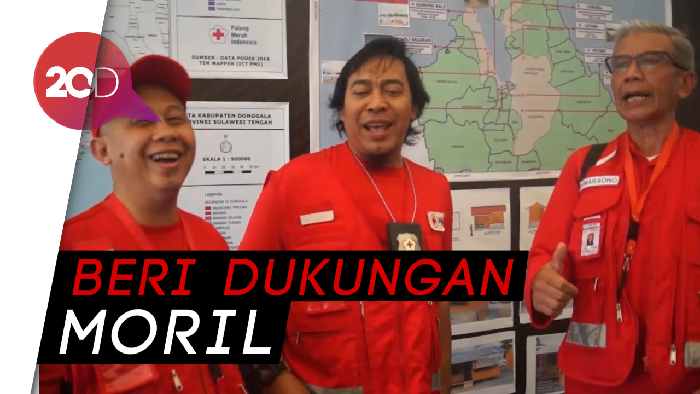 Ssstt! Komeng Diam-diam Jadi Relawan di Palu