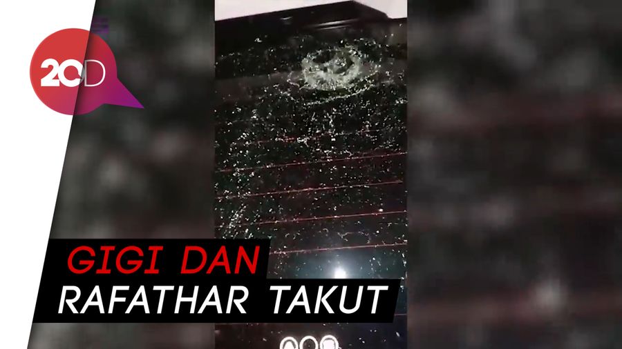 Waduh! Ada yang Melempari Mobil Nagita dan Rafathar