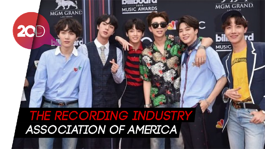 Wow! MIC DROP Milik BTS Dapat Sertifikat Platinum