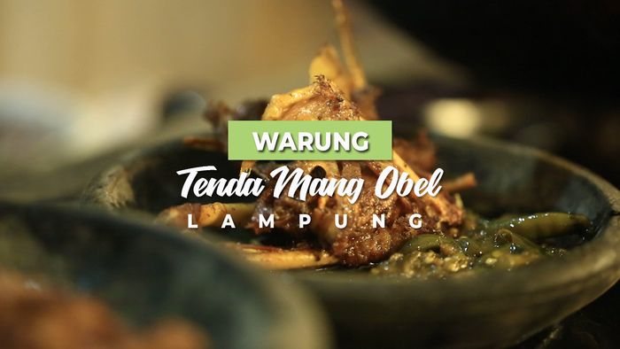 Menyantap Bubur Ayam di Warung Tenda Mang Obel, Lampung