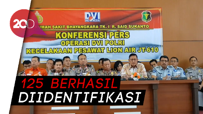 Proses Identifikasi Korban Lion Air PK-LQP Berakhir