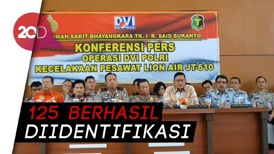 Proses Identifikasi Korban Lion Air PK-LQP Berakhir