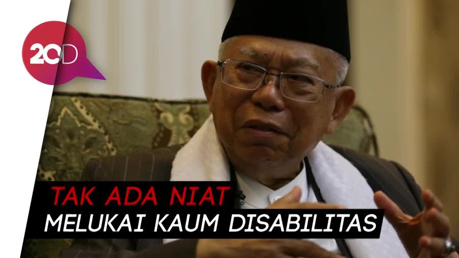 Maruf Amin Minta Maaf soal Pernyataan Budek-Buta
