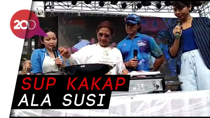 Gaya Susi Masak Kakap Pindang Gunung Bareng Chef Marinka