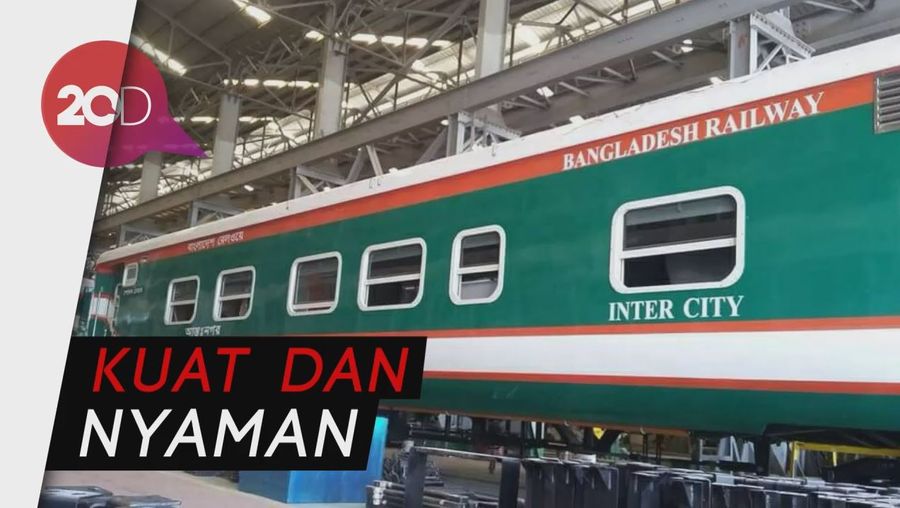 Wih! Kereta Buatan Indonesia Jadi Primadona Warga Bangladesh 