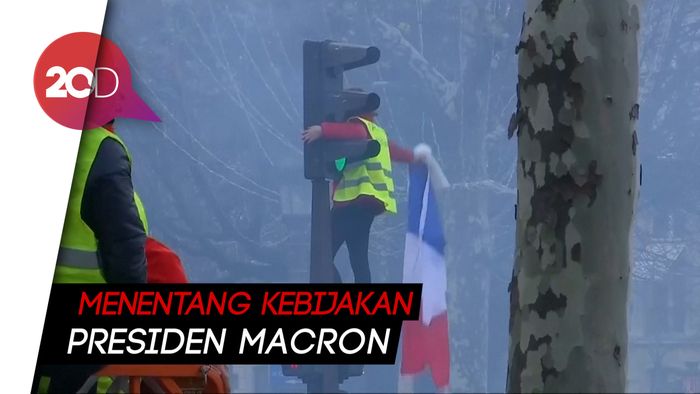 Paris Mencekam, Demo Kenaikan BBM Berbuah Bentrokan
