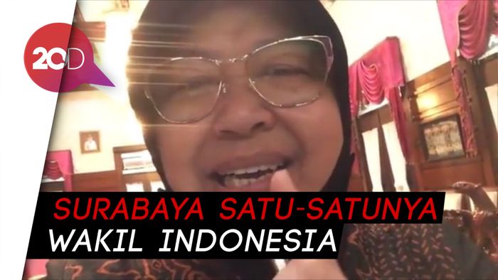 Risma Ngevlog Ajak Vote Surabaya di Guangzhou Award