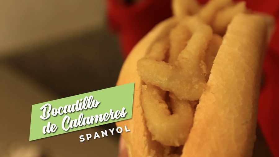 Bocadillo de Calamares, Roti Khas Kota Madrid, Spanyol