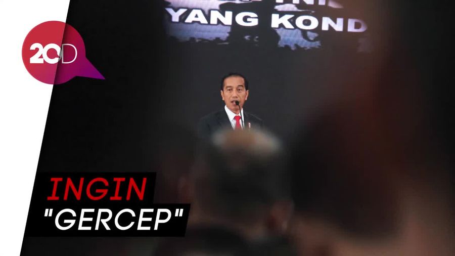 Jokowi Sedih, Pengin Gerak Cepat Tapi Selalu Terhambat UU