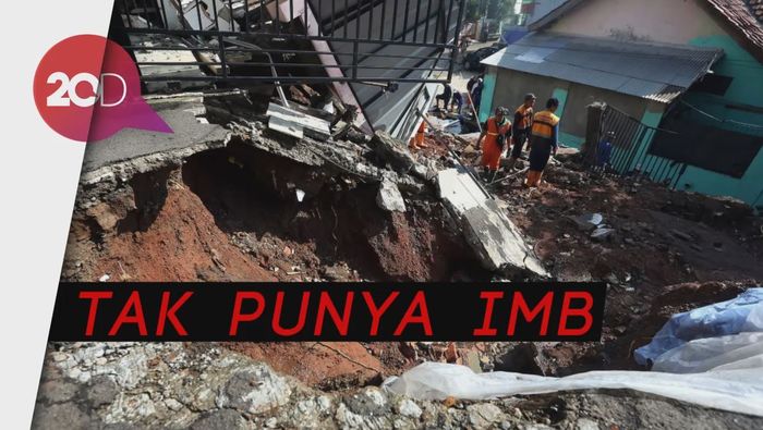 Anies Akan Tertibkan Bangunan di Lokasi Longsor Kalisari