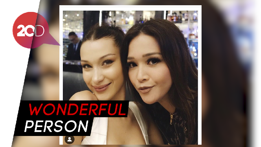 Bikin Iri! Akrab Banget Maia Estianty Foto Bareng Bella Hadid