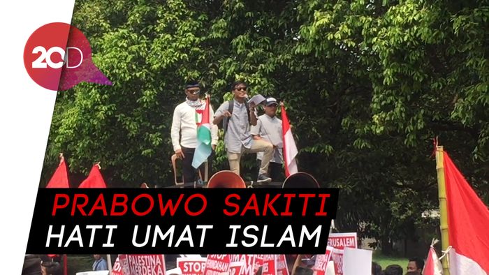 Komentar Prabowo Diprotes, Massa Demo di Kedubes Australia