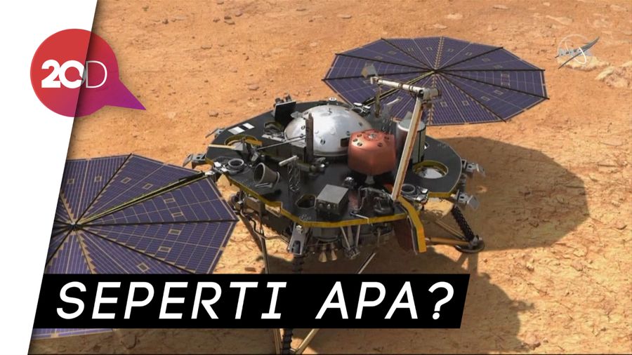 Melihat Skema Pendaratan Robot InSight di Mars