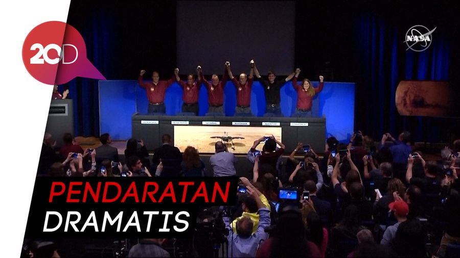 Robot InSight Mendarat di Planet Mars Gegerkan Dunia