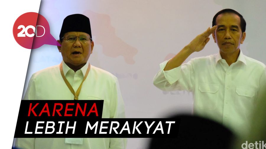 Survei Median: Jokowi Ungguli Prabowo di Jawa dan Desa