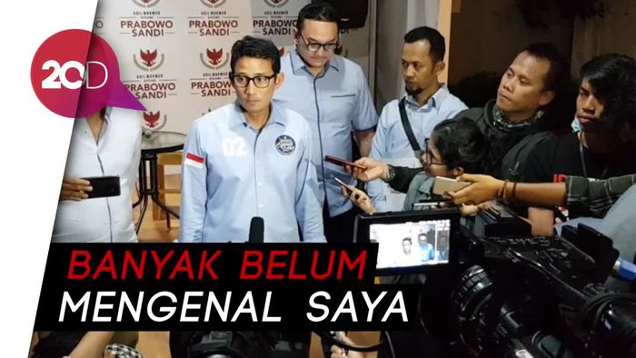 Sandiaga: Rakyat Indonesia Kenal Prabowo 98,7%, Saya di Bawah 70%