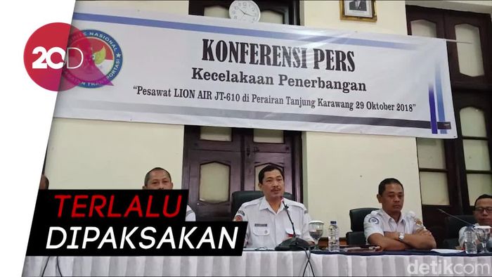 KNKT: Pesawat Lion Air JT 610 Sudah Tak Laik Terbang