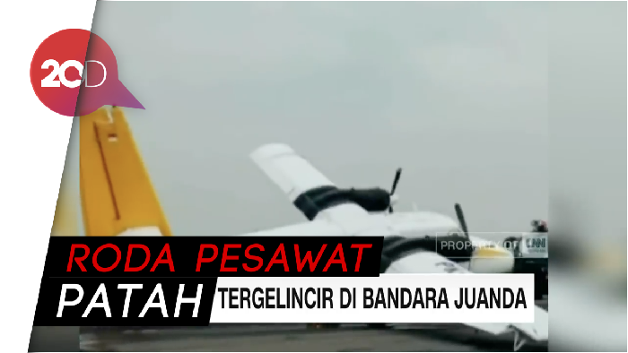 Mau Lepas Landas, Pesawat Airfast Tergelincir di Bandara Juanda